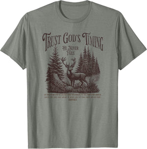 Christian Jesus Bible Verse Deer Elk Buck Hunting Dad Hunter