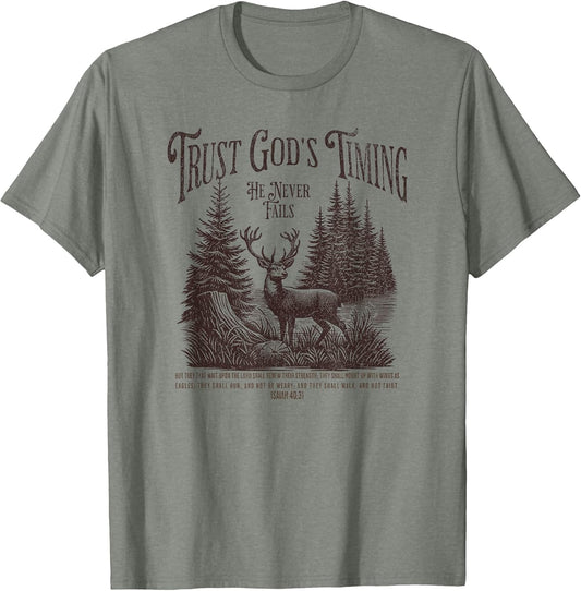 Christian Jesus Bible Verse Deer Elk Buck Hunting Dad Hunter