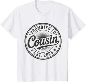 New Family Member Announcement Promoted to Cousin Est. 2026