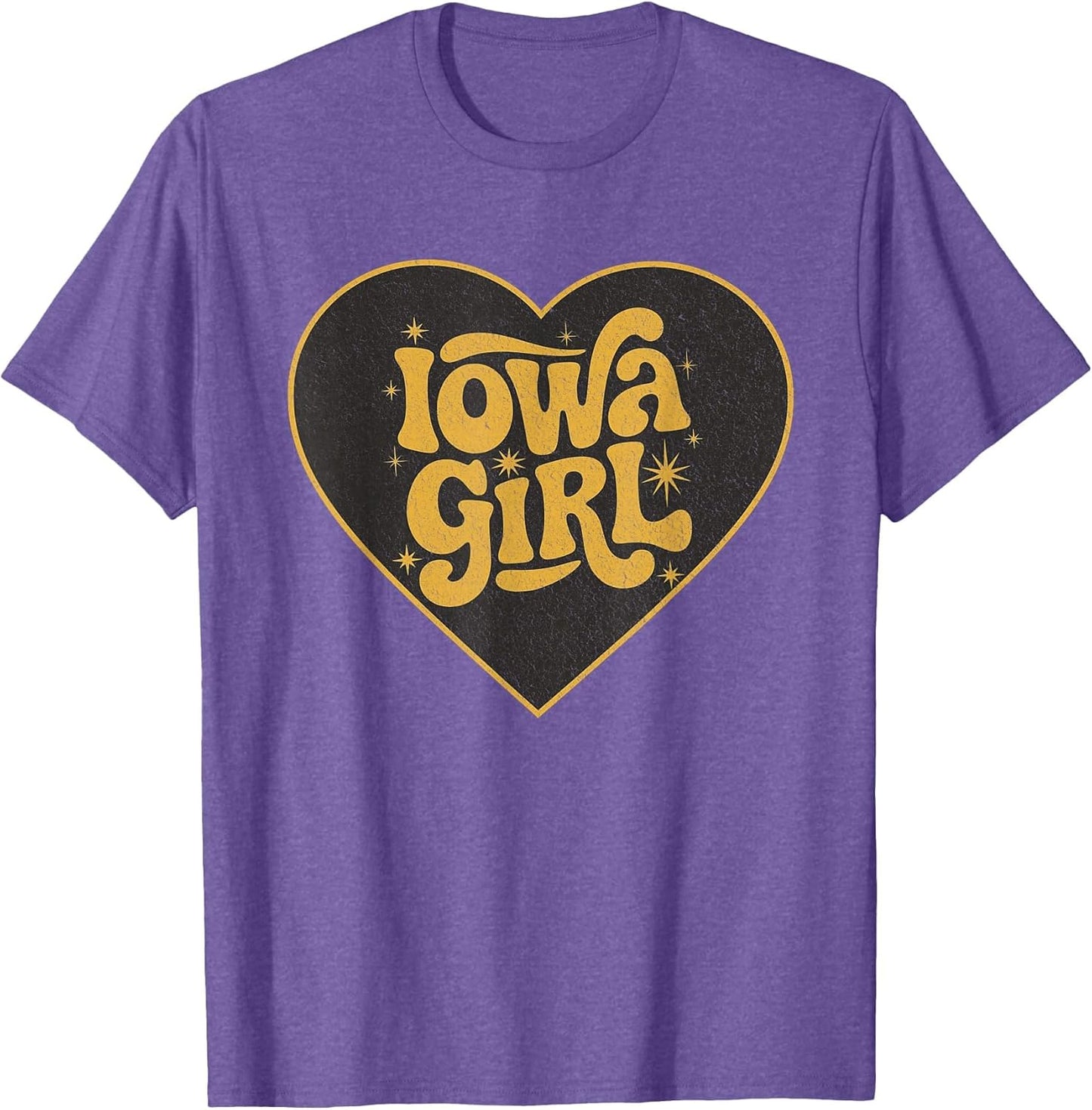 Retro Iowa Girl Heart Throwback Iowa Girls