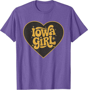 Retro Iowa Girl Heart Throwback Iowa Girls