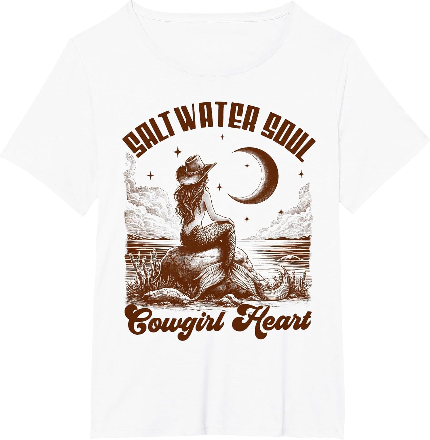 Wild West Howdy Mermaid Salt A Water Souls Cowgirls Heart