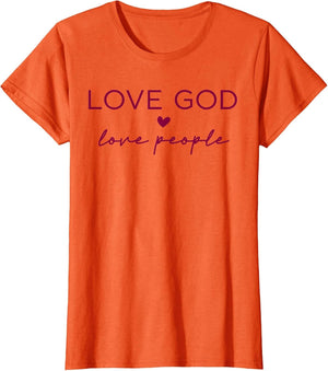 Love God Love People Christian Faith Bible Quote