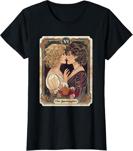 Vintage Lesbian Pride Tarot Card and They were Roommates