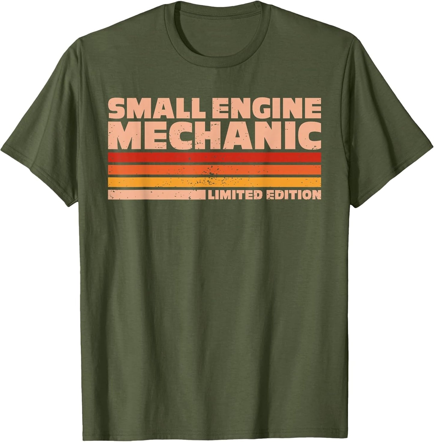 Small Engine Mechanic Retro Sunrise