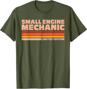Small Engine Mechanic Retro Sunrise
