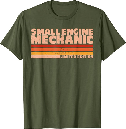 Small Engine Mechanic Retro Sunrise