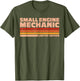 Small Engine Mechanic Retro Sunrise