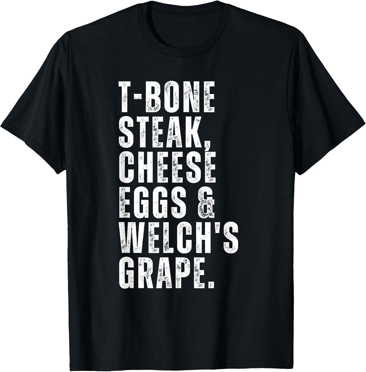 Funny Guest Check - T Bone Steak, Cheese Eggs, Welch's Grape