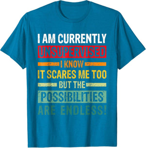 i am Currently Unsupervised Possibilities are Endless