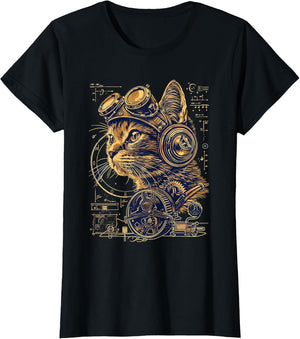 Steam Punk Art Cat Kitten Steampunk