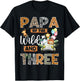 Papa of The Wild and Three 3Rd Birthday Boy Safari Truck