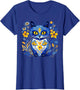 Ukraine Cat Floral Vintage Ukrainian Flag Vyshyvanka Style