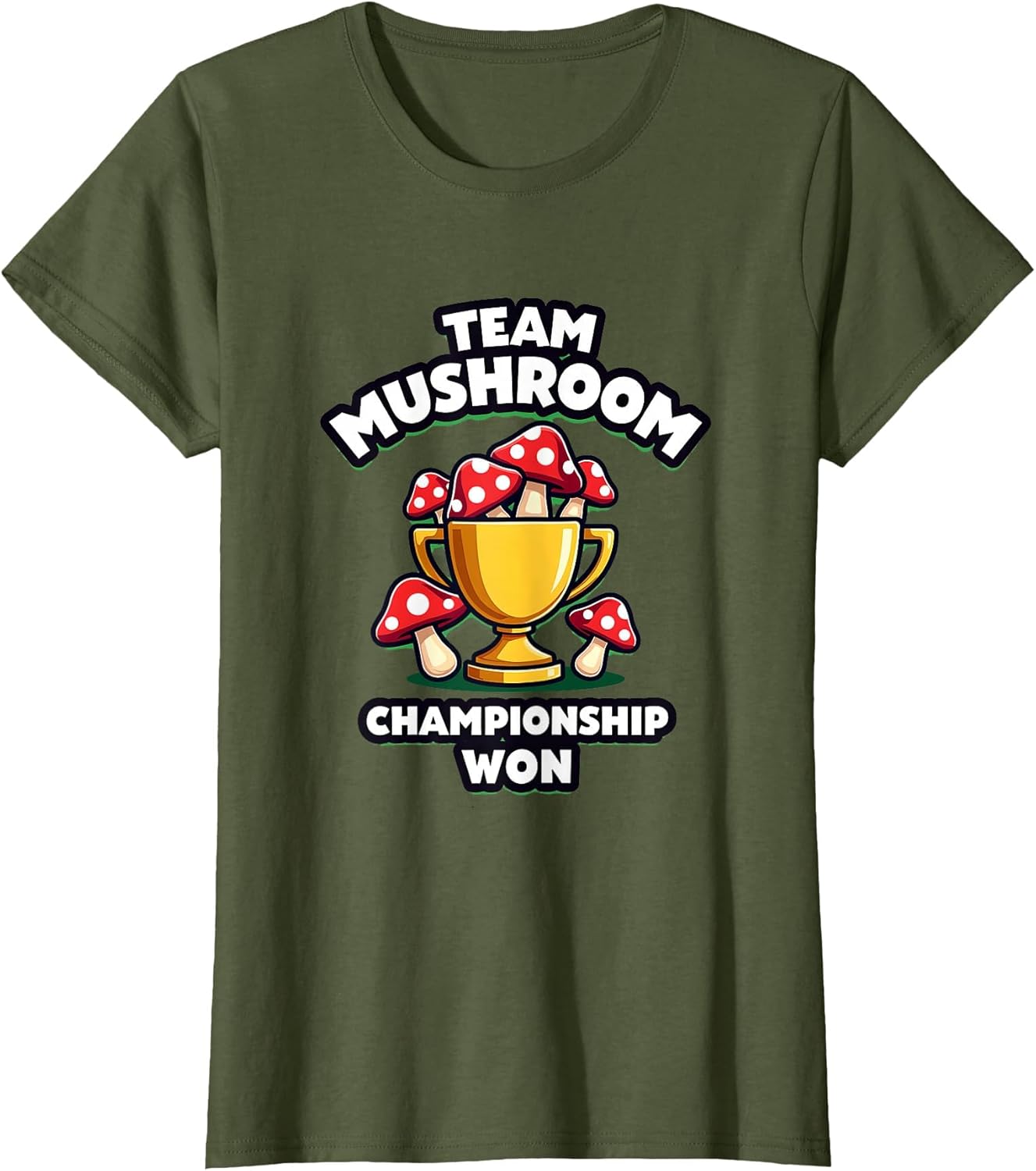 Team Mushroom Championship Won Victory Design