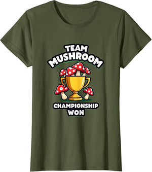 Team Mushroom Championship Won Victory Design