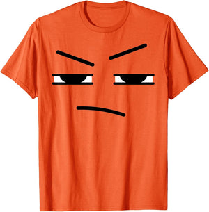 Creepy Funny Carrots Face Halloween Costume Kids and Adults