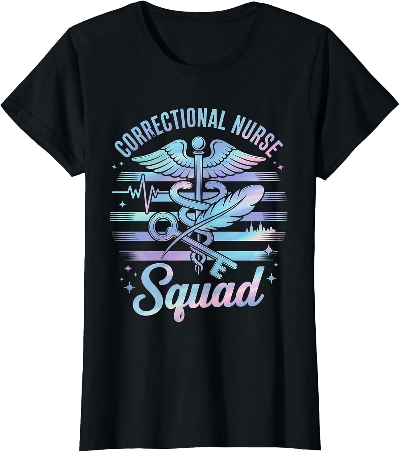 Correctional Nurse American Flag Corrections Nursing Squad