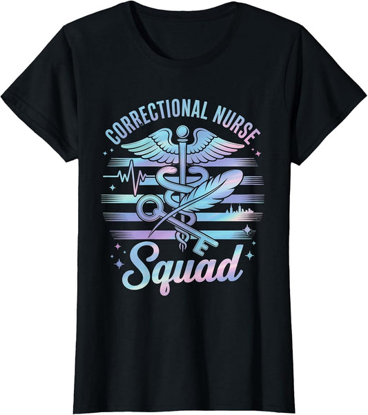 Correctional Nurse American Flag Corrections Nursing Squad