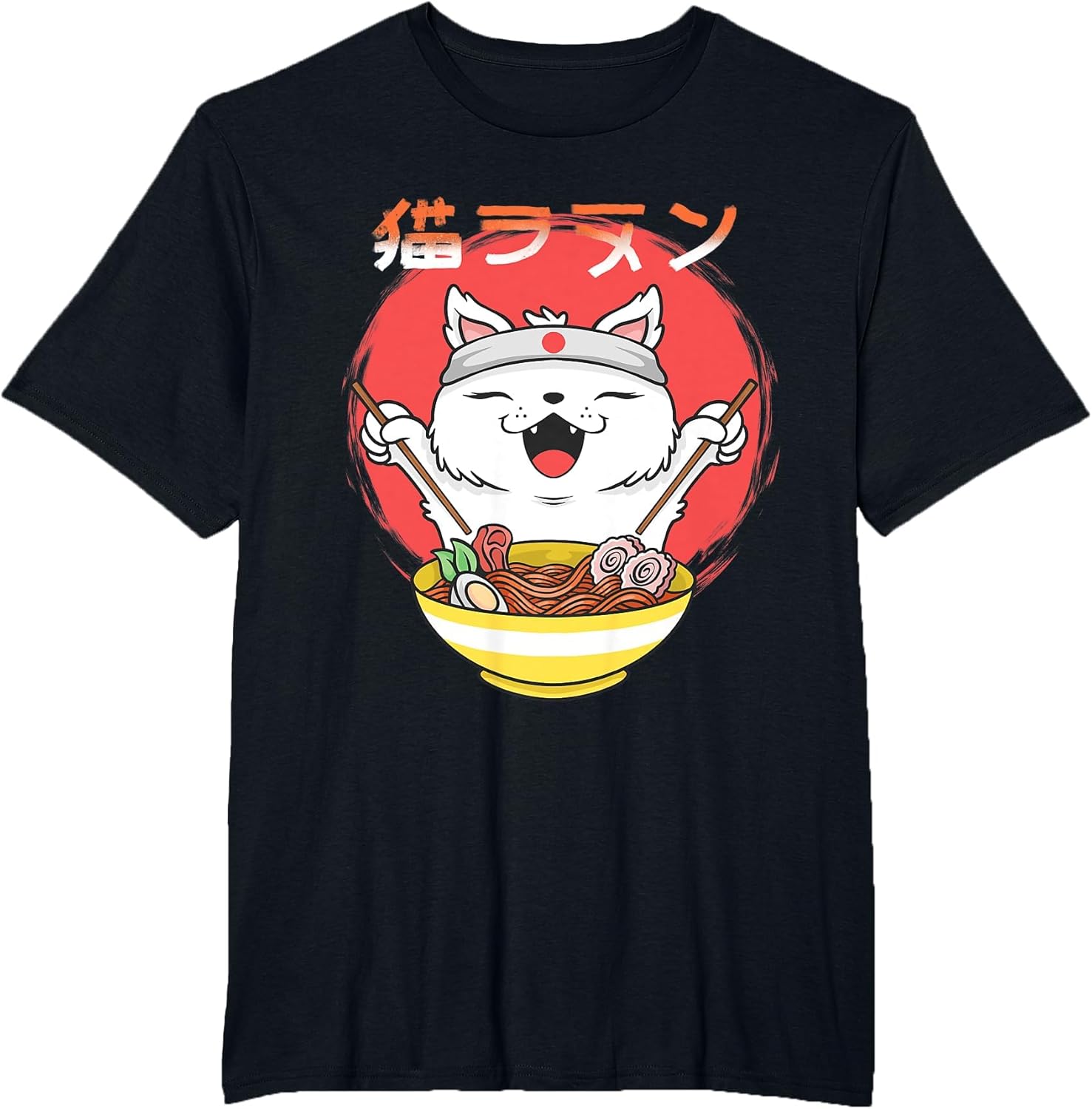 Funny Cat Ninja Warrior Japanese Style Nice Fashion Graphic