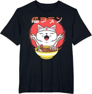 Funny Cat Ninja Warrior Japanese Style Nice Fashion Graphic