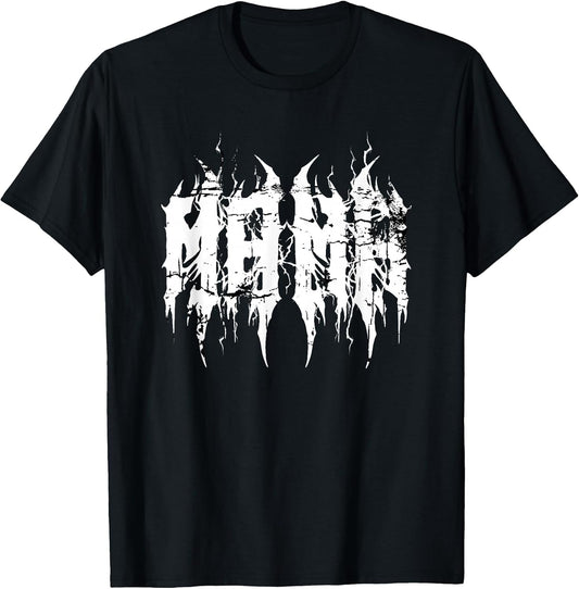 Heavy Metal Mama Cool Metalhead Moms Deathcore Metal Font