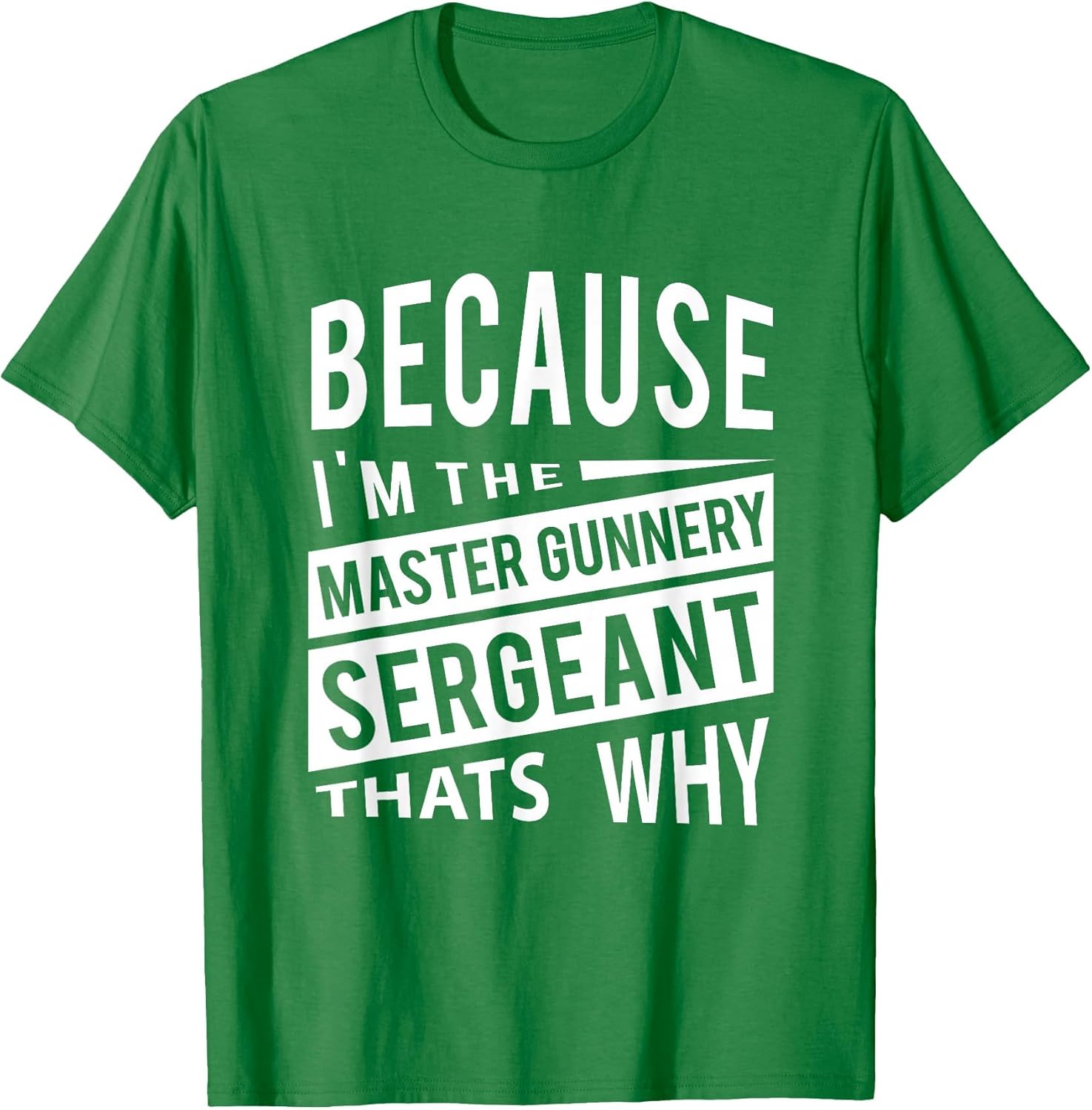 Because I am the Master Gunnery Sergeant MGYSG - That's why NCO