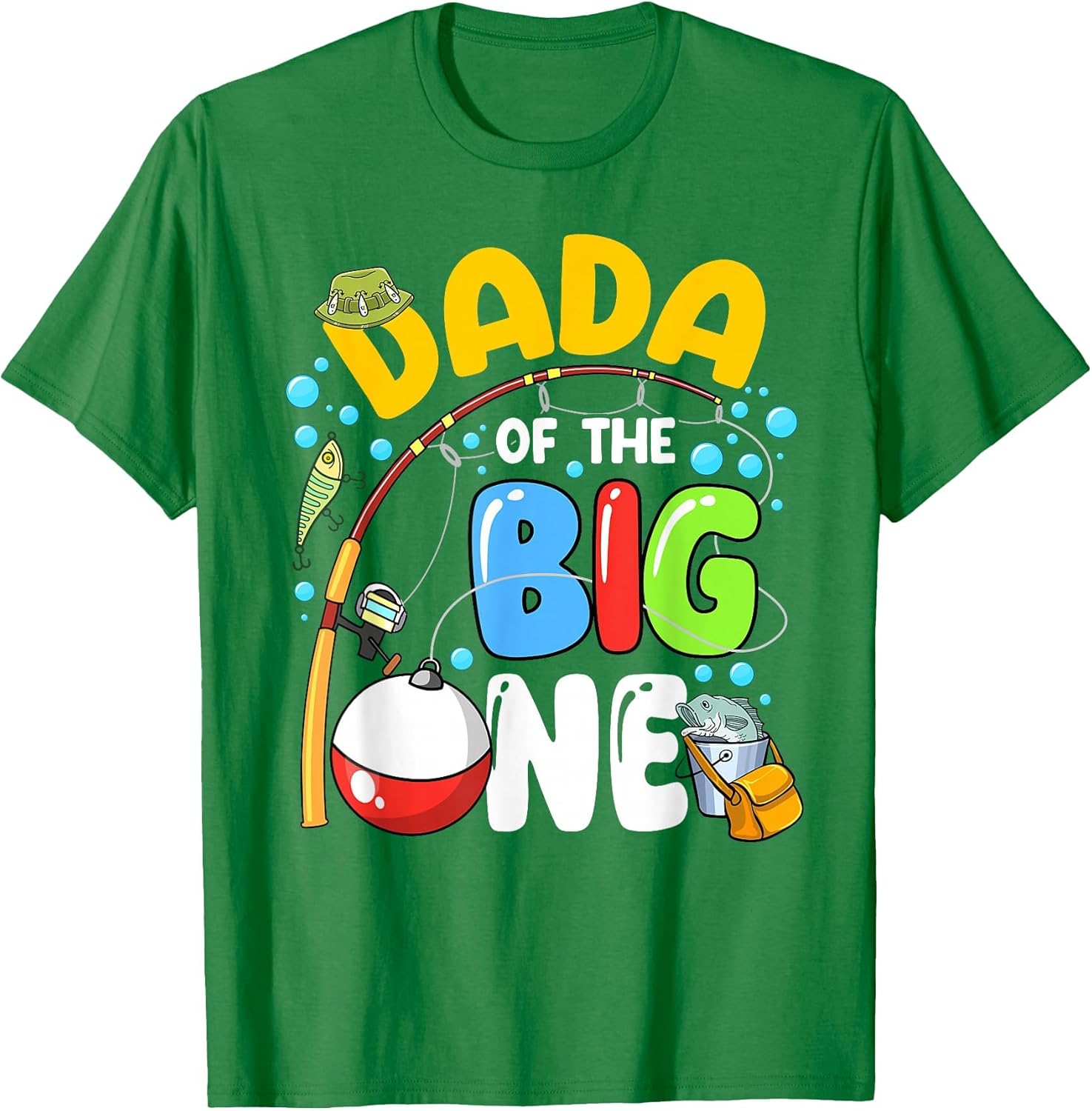 Dada of The Big One Fishing Birthday Boy Family Party