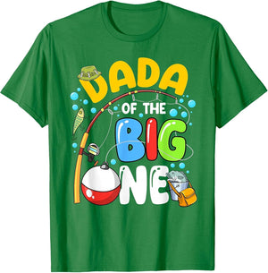 Dada of The Big One Fishing Birthday Boy Family Party