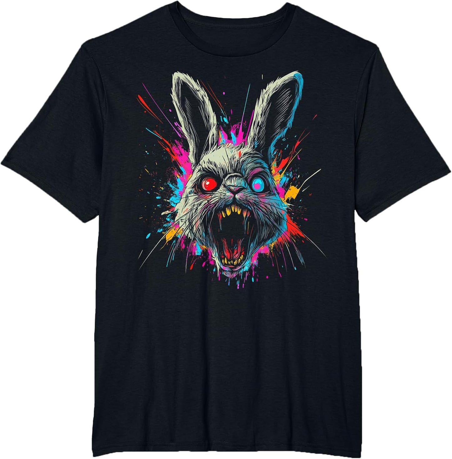 Scary Rabbit Halloween Horror Easter Day Bunny Face Tie Dye
