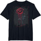 Anime Goth Withered Rose Blood Gothic Art Punk Vintage Edgy