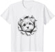 Cute Morkie Dog Peeking Design