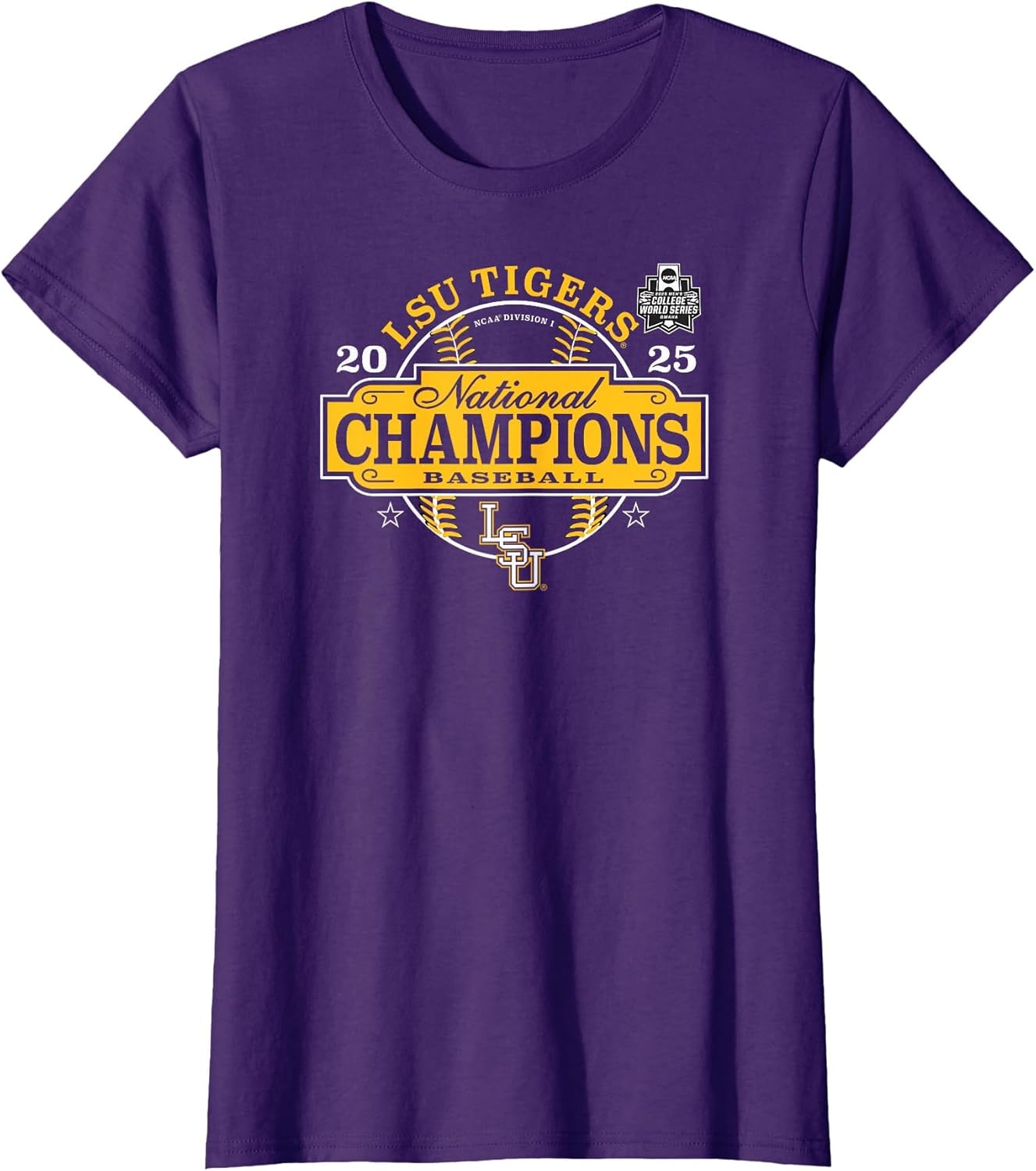 LSU Tigers Baseball National Champs 2025 MCWS Winner