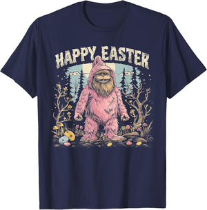 Happy Easter - Bigfoot Funny Rabbit Bunny Eggs Basket Boy