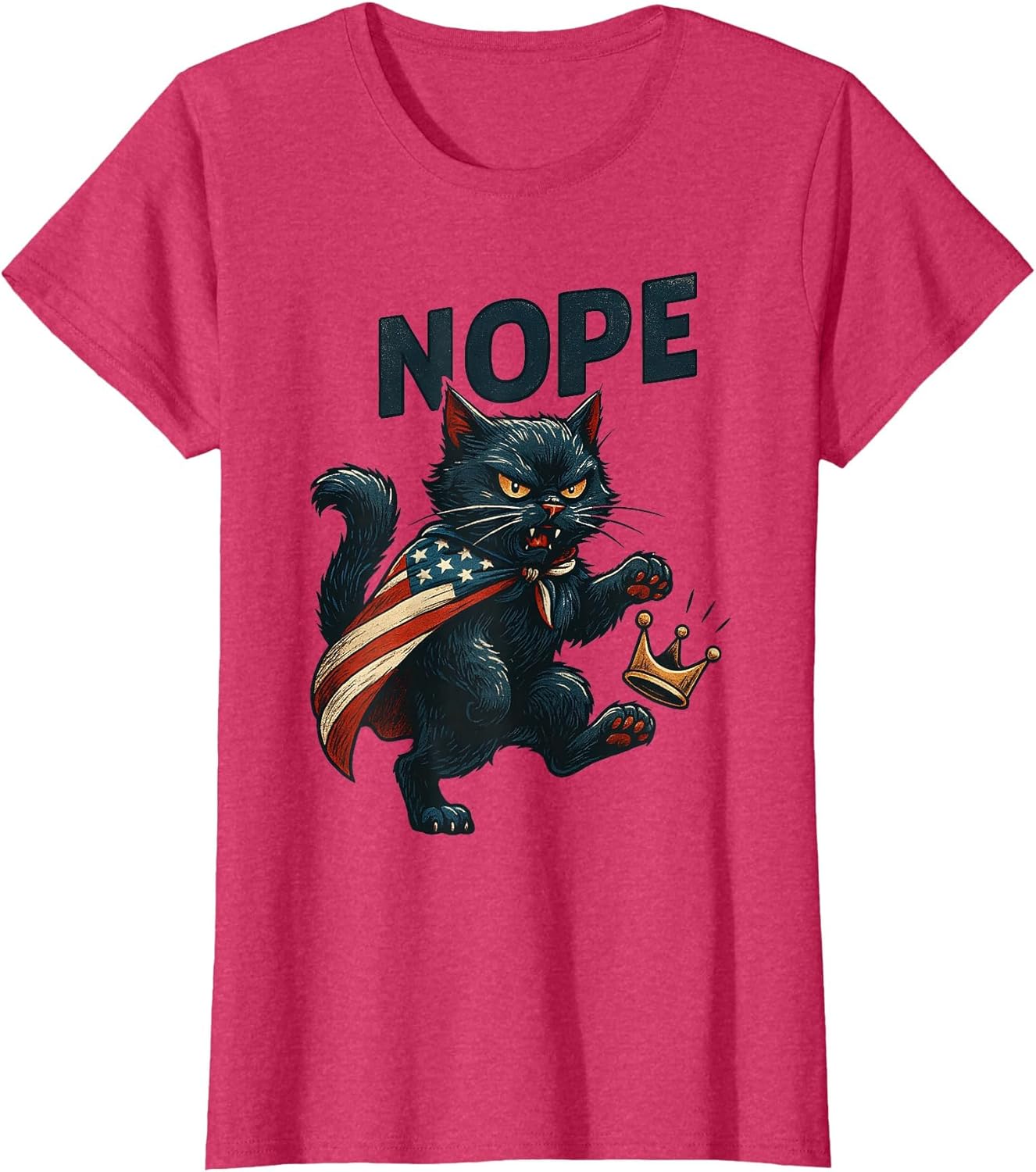 No Kings Funny Cat