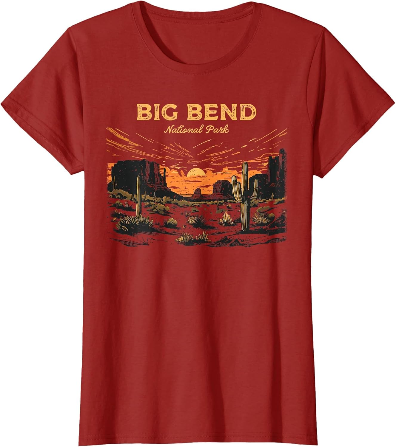 Big Bend National Park Texas Retro Vintage