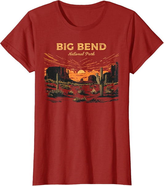 Big Bend National Park Texas Retro Vintage