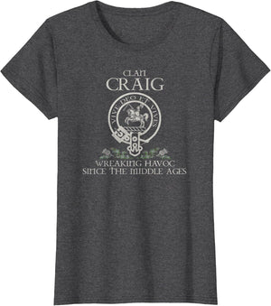 Clan Craig Crest, Surname, Scottish Heritage Vintage