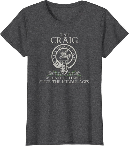 Clan Craig Crest, Surname, Scottish Heritage Vintage