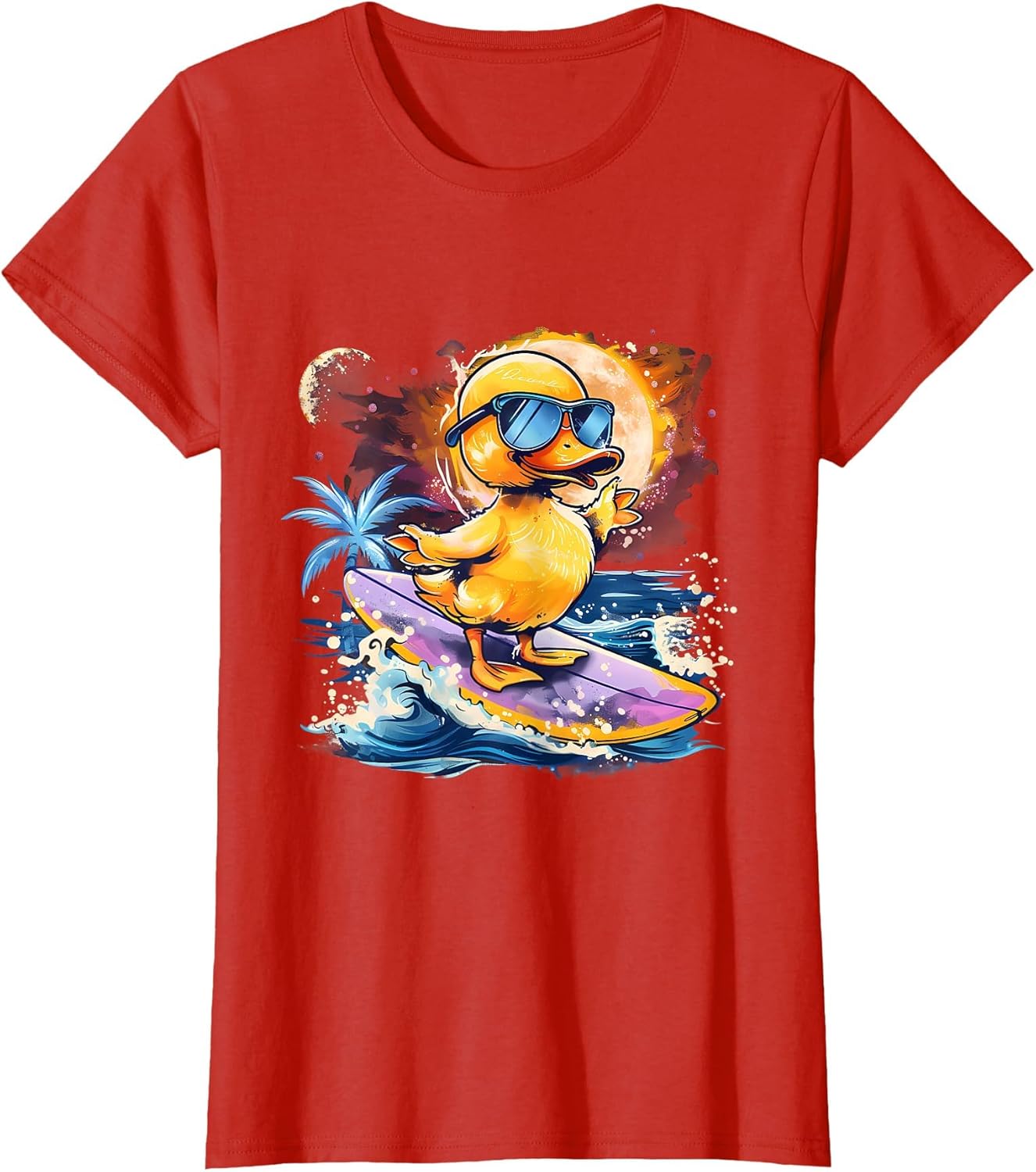 Rubber Duck Surfing Summer Beach Rubber Duckie Surfer