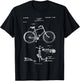 Vintage Patent Print 1900 Bicycle , Bike Shirt