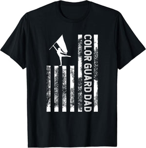 Color Guard Dad US Flag Father of A Color Guard Member Dad