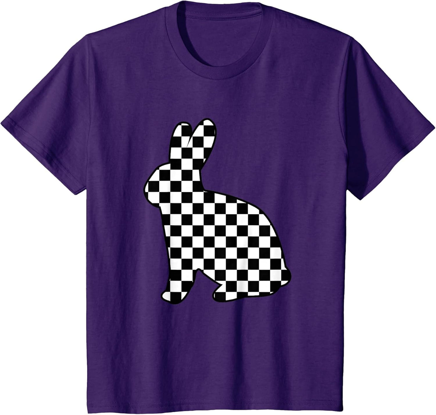 Checkered Bunny for Toddler Boys Girls Easter Rabbit Retro