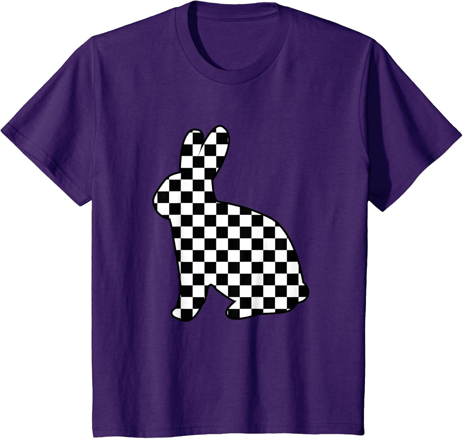 Checkered Bunny for Toddler Boys Girls Easter Rabbit Retro