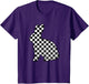 Checkered Bunny for Toddler Boys Girls Easter Rabbit Retro