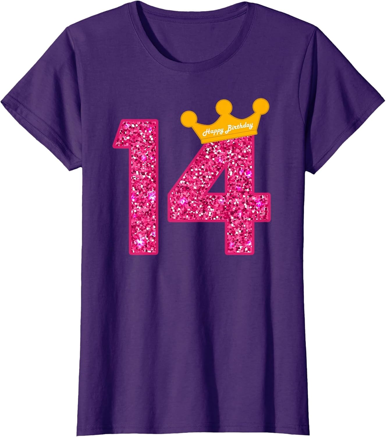 Happy Birthday Shirt, Girls 14th Party 14 Years Old Bday