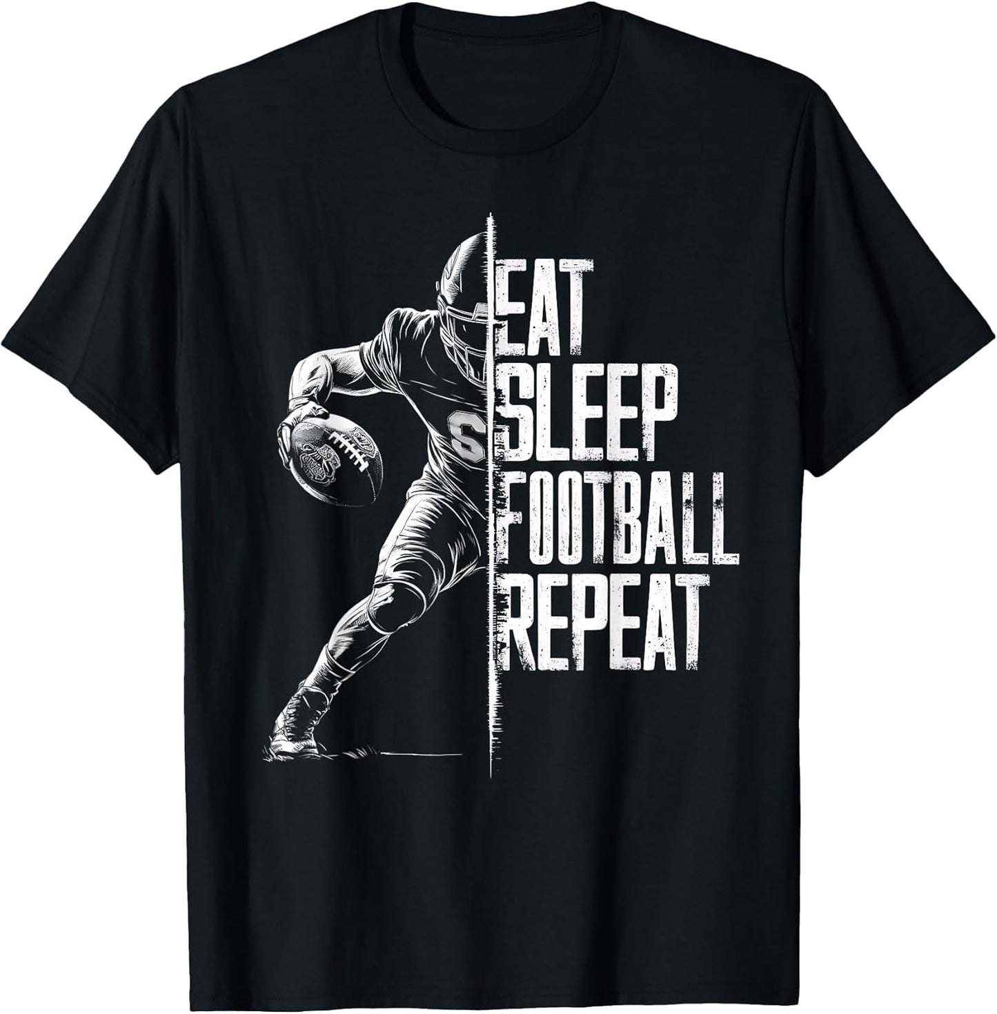 Eat Sleep Football Repeat Football Lovers Youth Kids Boys