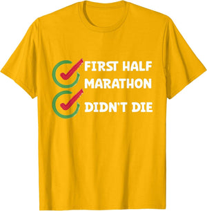 Laufen Erster Halbmarathon ist Nicht gedben Half Marathon Runner