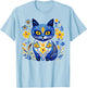 Ukraine Cat Floral Vintage Ukrainian Flag Vyshyvanka Style