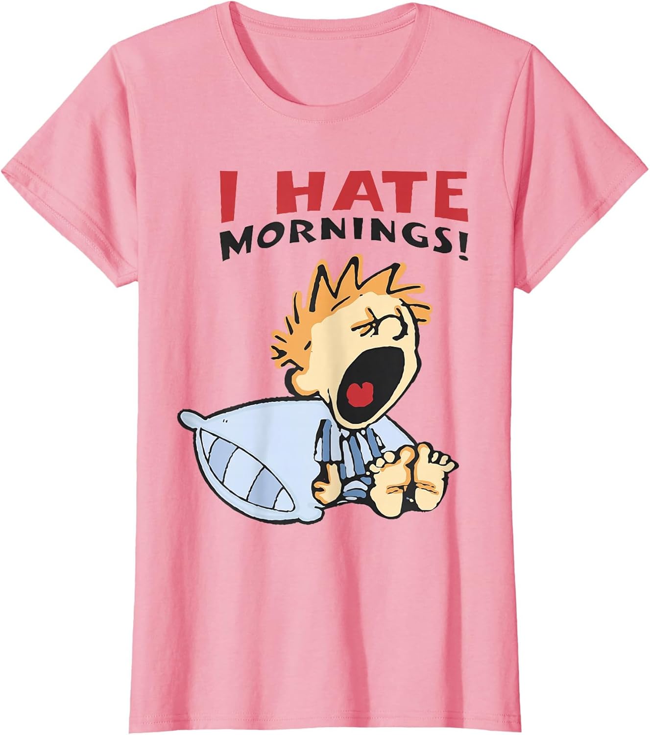 I Hate Mornings Funny Graphic Women Kids