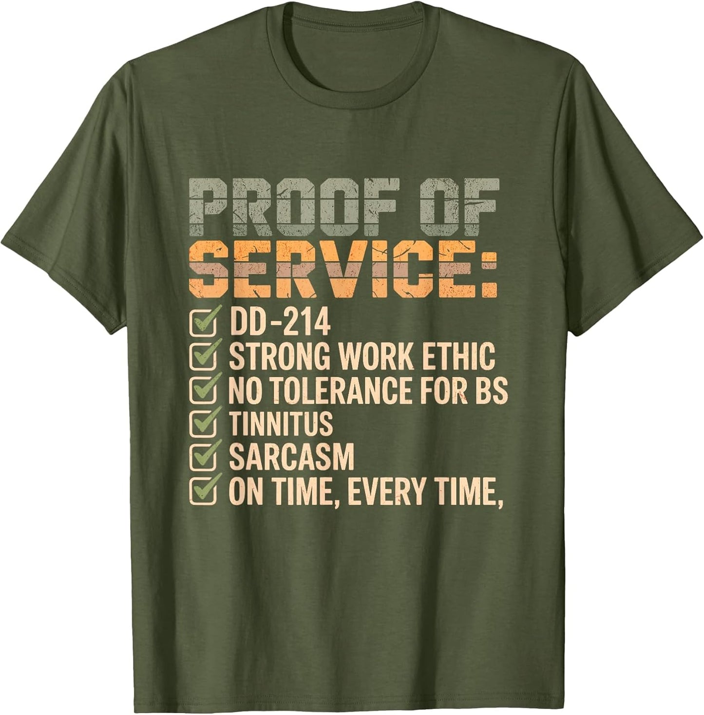 Proof of Service DD-214 Tinnitus Strong Work, Ethic Military